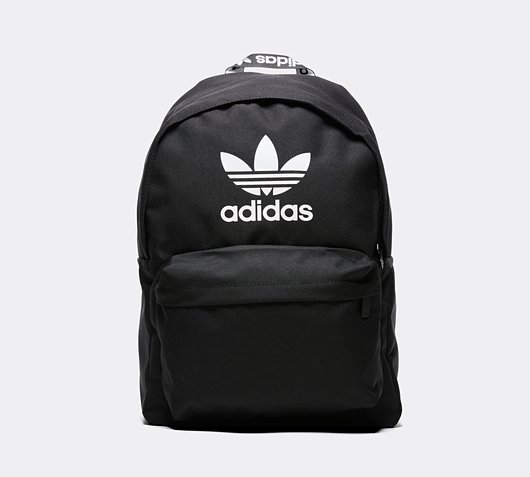 adidas Originals Adicolor Taped Backpack | Black / White | Footasylum