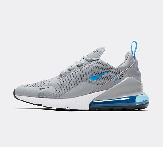 nike air max 270 grey and blue