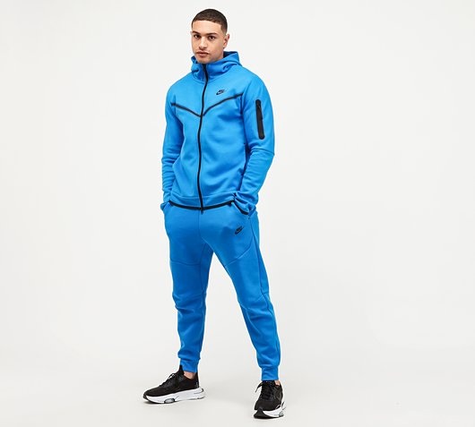 nike tech fleece light blue