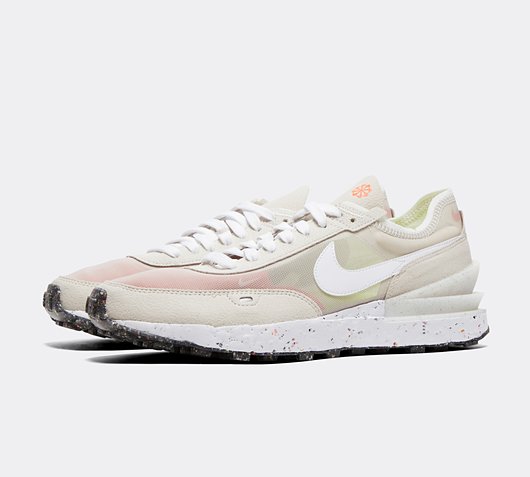 Nike Waffle One Crater Trainer | Cream 