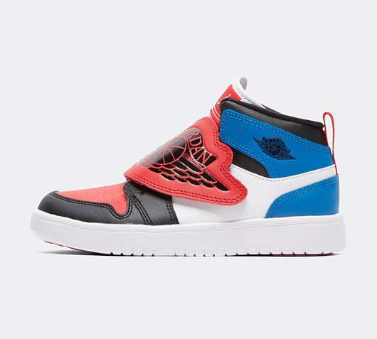 Jordan Infant Sky Jordan 1 PS Trainer | Red / Blue / Black | Footasylum