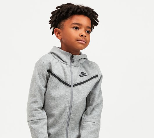 gray nike tech set