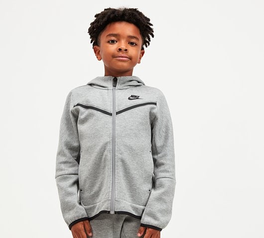 gray nike tech set