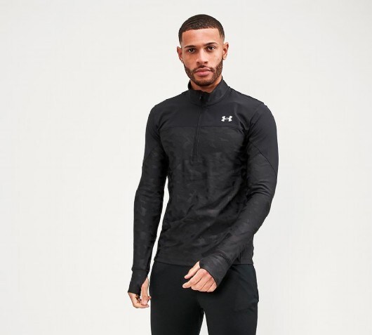 Image of Qualifier Stealth Half Zip T-Shirt