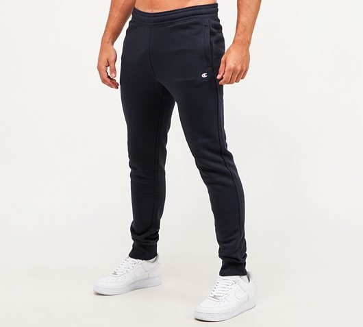 Champion C Logo Slim Fleece Pant | Navy 