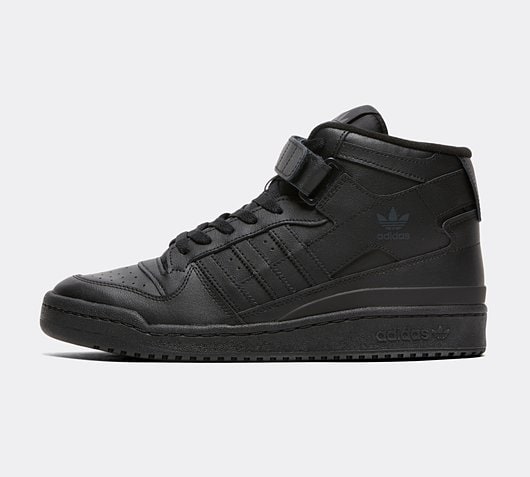 adidas Originals Forum Mid Trainer | Core Black / Black / Black ...