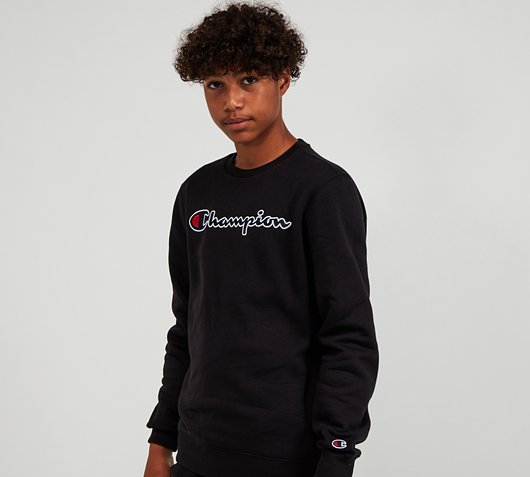 Champion Junior Linear Logo | Black | Footasylum