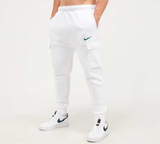 nike air translucent joggers in white