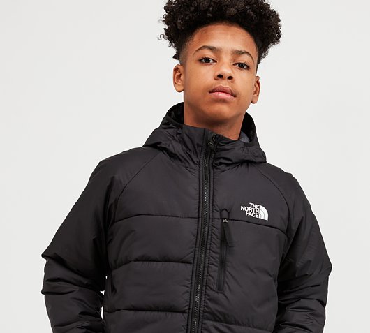 north face junior reversible jacket