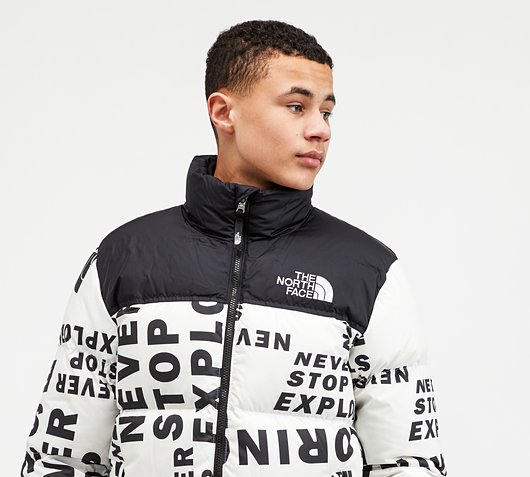 the north face nuptse giacca junior