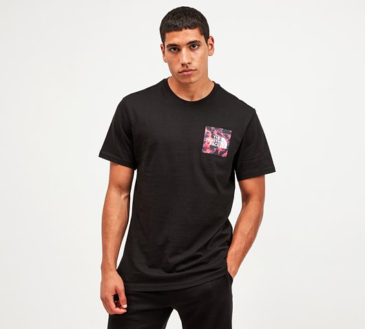 north face white camo t shirt