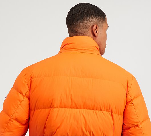 cheap monday puffer jacket orange