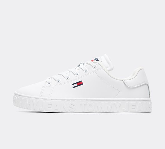 Tommy Hilfiger Womens Cool Trainer | White / Blue / Red | Footasylum