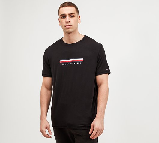 Tommy Hilfiger Stripe Logo T-Shirt 