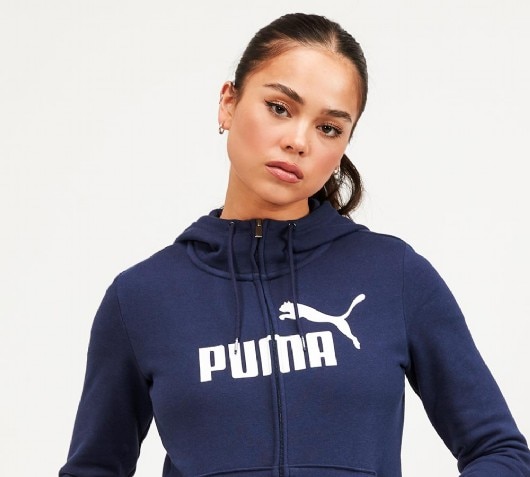 grey womens puma jumper