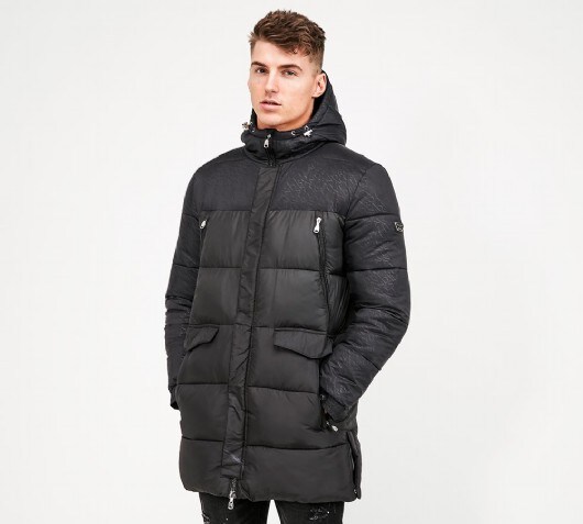 mens long puffa jacket