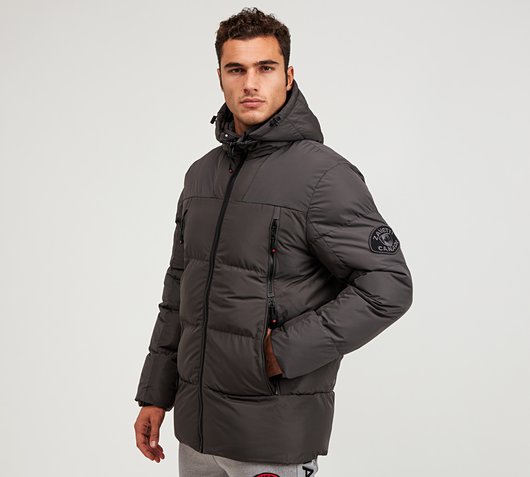 Zavetti Canada Vamos Puffer Jacket | Grey | Footasylum