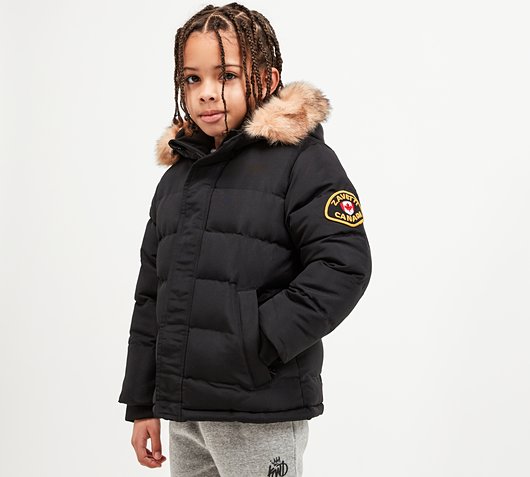 Zavetti Canada Nursery Oshawa Puffer Jacket Black ZAV N001