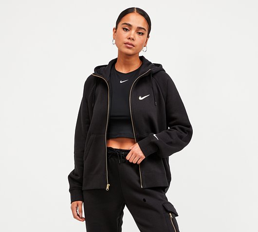 nike zip ups women's