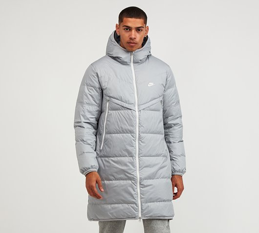 nike padded long coat