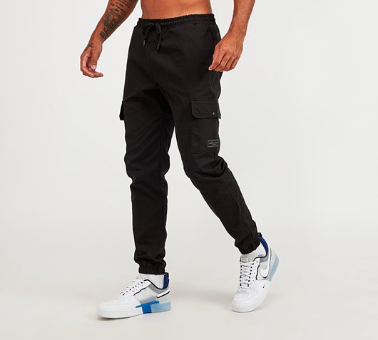 Closure London Cargo Utility Woven Pant | Black | Footasylum