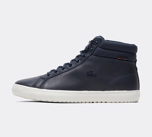 Lacoste Straight Set Thermo Trainer | Navy / White | Footasylum