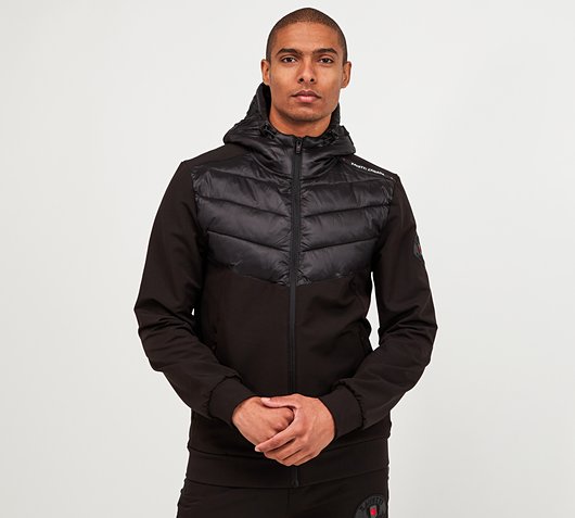 puma hybrid down jacket