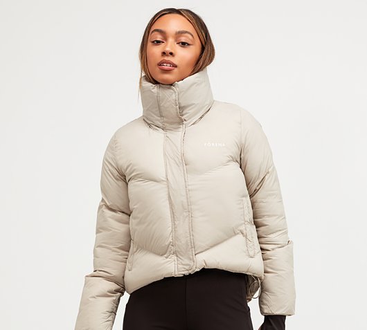 Forena Womens Monice High Crop Puffer 