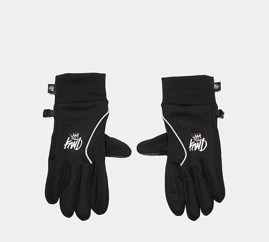 Kings Will Dream Drayford Poly Cuffed Glove | Black / White | Footasylum