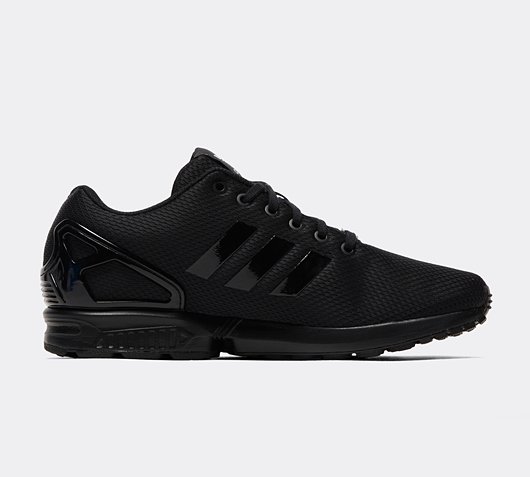 mens black adidas flux trainers