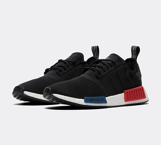 adidas originals nmd r1 black lush red