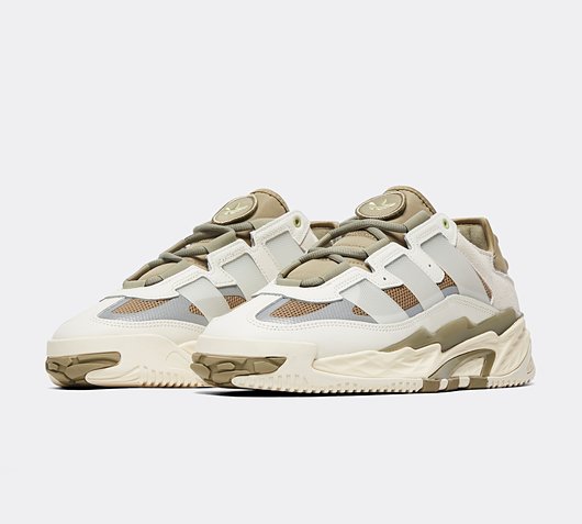 adidas Originals Niteball Trainer | Off White / Orbit Green / Magic Lime |  Footasylum
