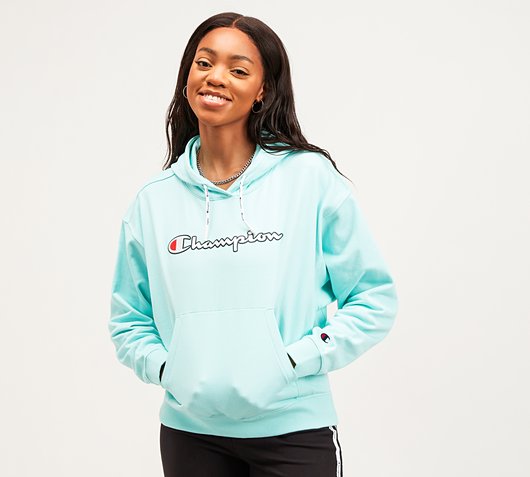 champion sweatshirt turquoise