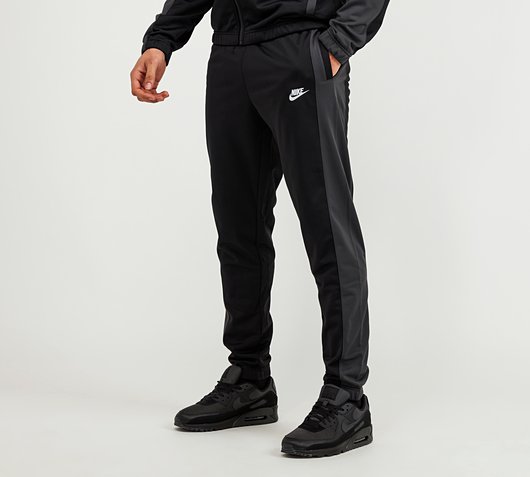 Nike Colourblock Poly Tracksuit | Black 