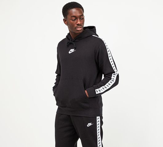nike black tape tracksuit