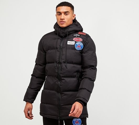Mercier Stacked Badge Longline Puffer 