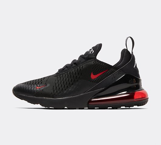 red black and white nike air max 270