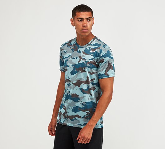 Nike Train Dry Camo T-Shirt | Ocean 