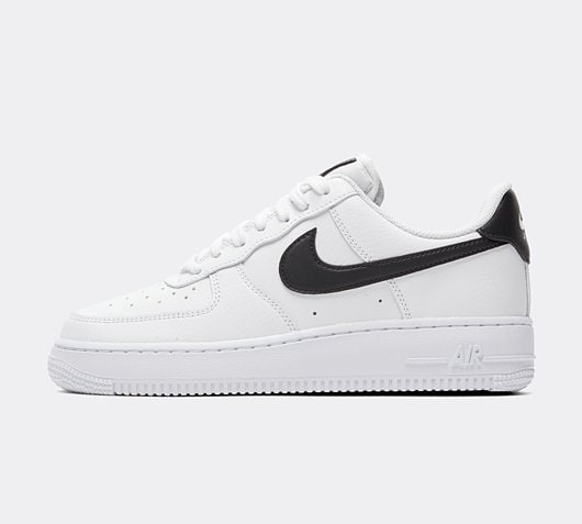 Nike Womens Air Force 1 Trainer | White / Black / White | Footasylum