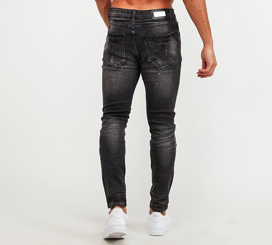 Celebre Paris Valdon Carrot Fit Denim Jean | Black | Footasylum