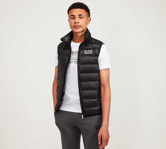 EA7 Junior Core ID Gilet | Black 