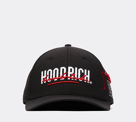 Hoodrich Script Baseball Cap - Black - Size ONE SIZE