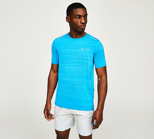 Monterrain Lyder 2.0 Space Dye T-Shirt | Atomic Blue | Footasylum