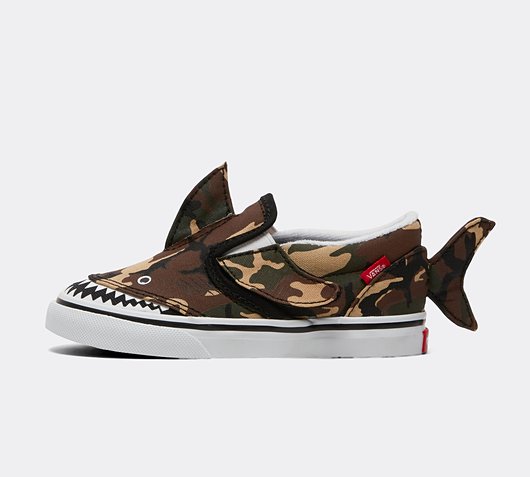 shark vans slip ons