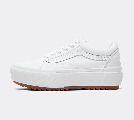 vans old skool white womens