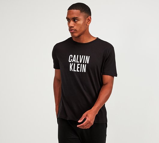 Calvin Klein Swim Intense Power T-Shirt | Black / White | Footasylum