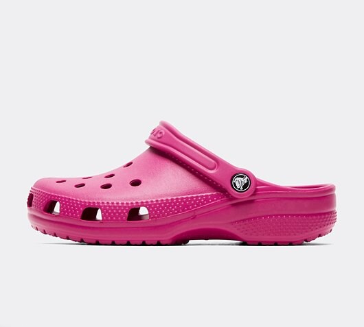 crocs platform pink