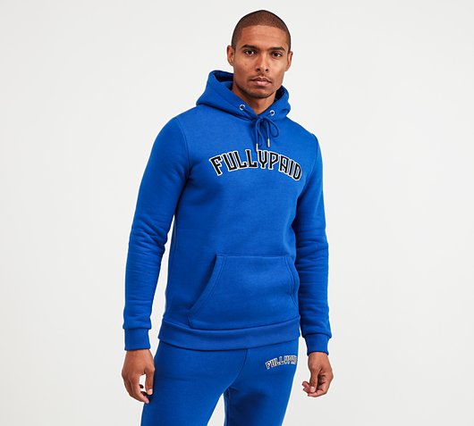 Fullypaid Classic Overhead Hoodie | Royal Blue | Footasylum