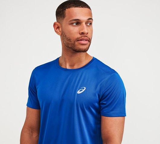 Asics Core Running T-Shirt | Asics Blue | Footasylum