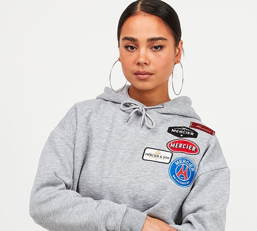 Mercier Printed Paris Badge Overhead 